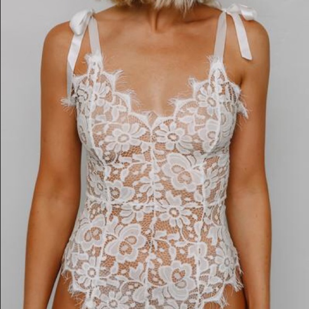 Baltic Born Versaille Floral Lace Teddy